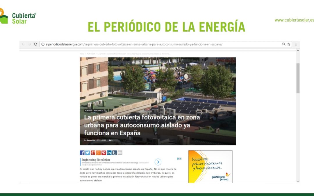 Gran acogida de nuestra solución para autoconsumo aislado.