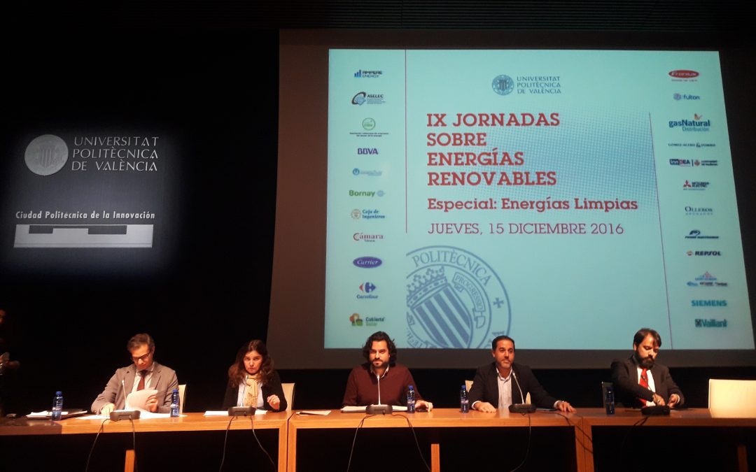 Éxito: IX Jornadas sobre Energías Renovables