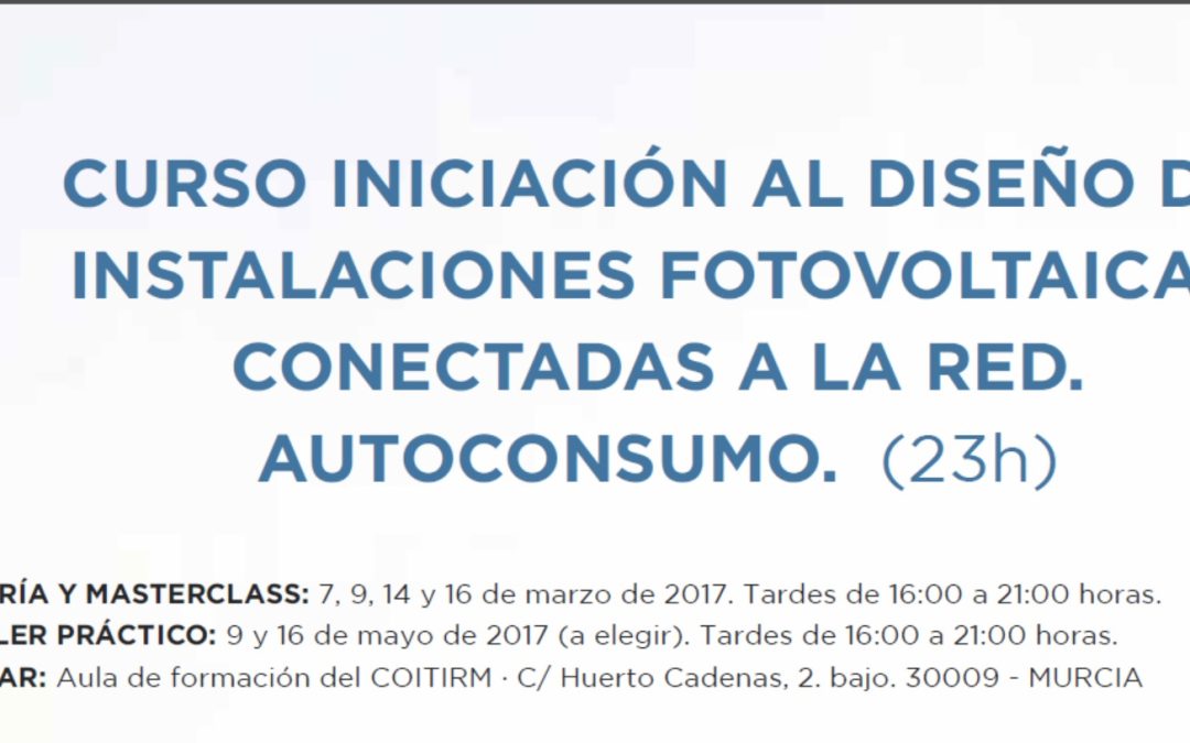 Master Class Alternativas Financiación Autoconsumo