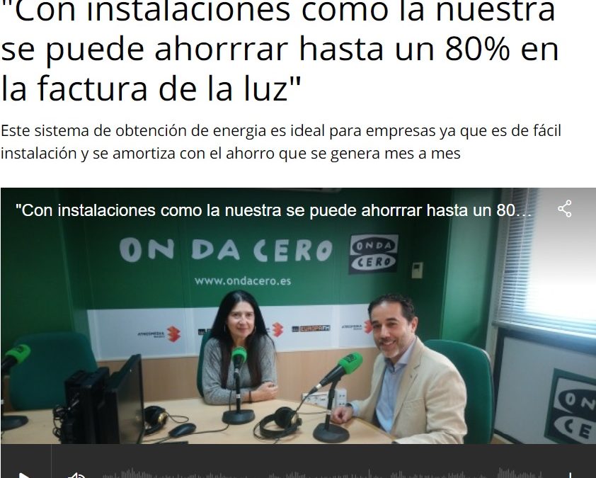 Entrevista Onda Cero Elche