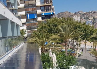 Pérgola Fotovoltaica Hotel Cimbel