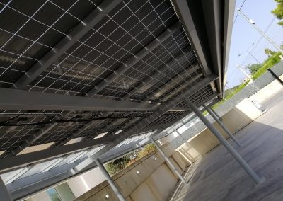 Pérgola fotovoltaica Valmesa