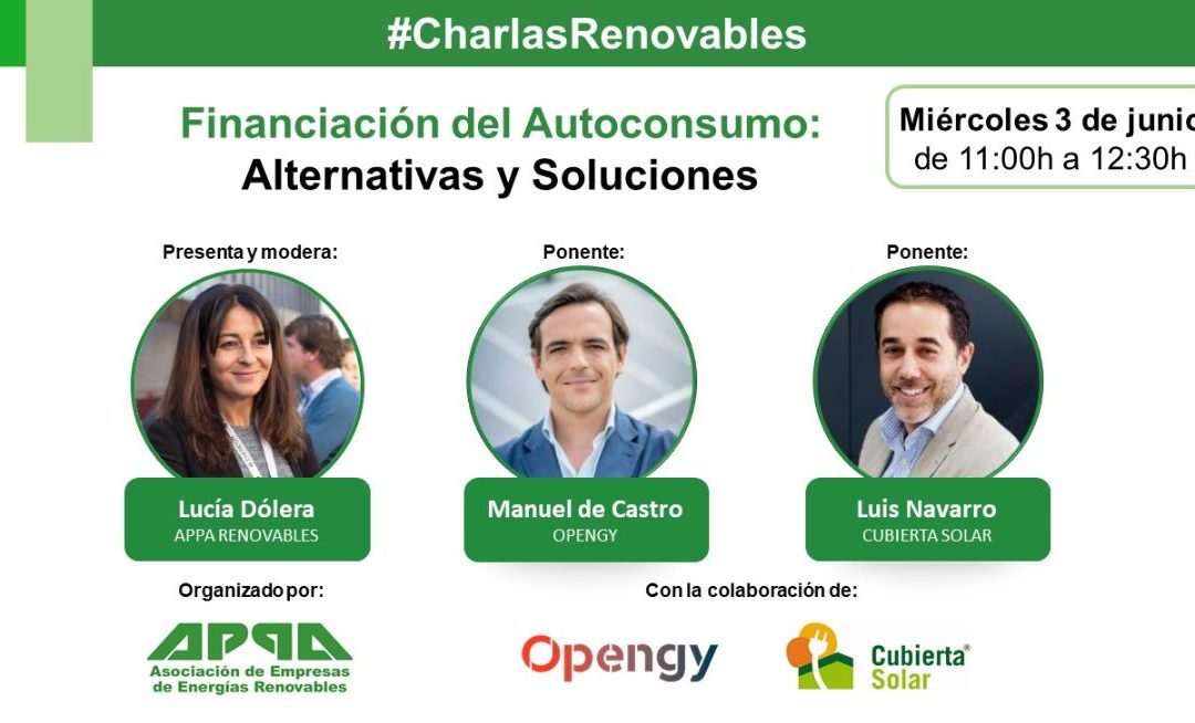 Participamos en las Charlas Renovables de la Asociación de Empresas de Energías Renovables