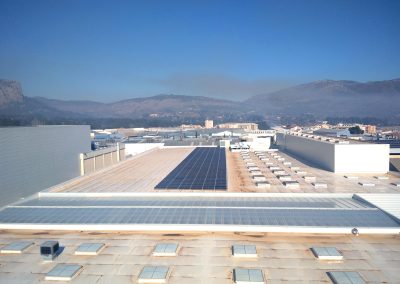 Instalación fotovoltaica Textiles Pascual