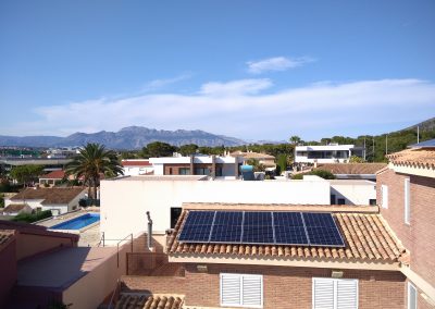 Instalación fotovoltaica en Benidorm