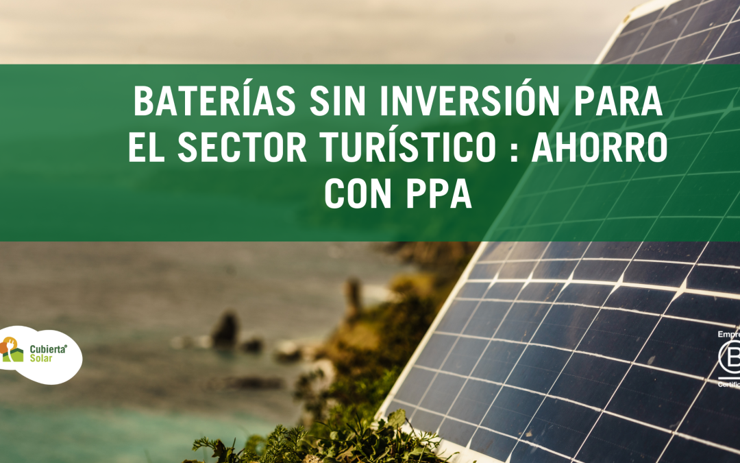 Baterías sin inversión para el sector turístico: gran ahorro en formato pago por uso